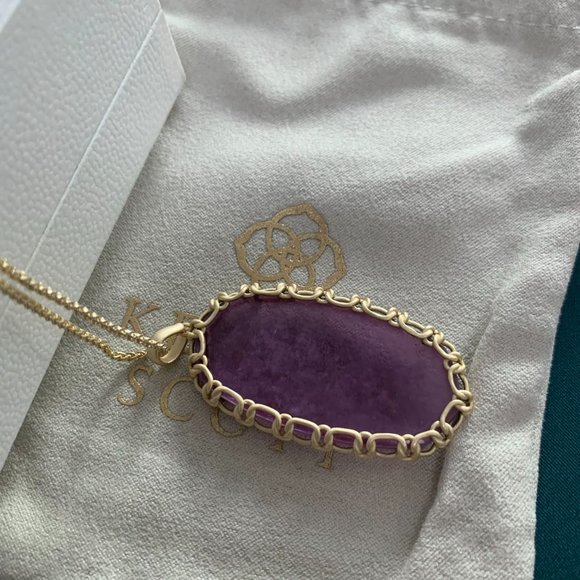 Kendra Scott Reid series colorful crystal necklace sweater chain - Picture 12 of 16